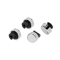 Набір тримачів для дзеркала 17 мм Хром 4 шт.