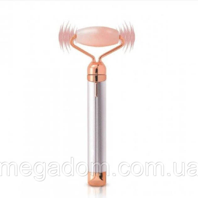 Масажер ролик електричний для особи Facial Roller Massager. IY-736 Колір бежевий