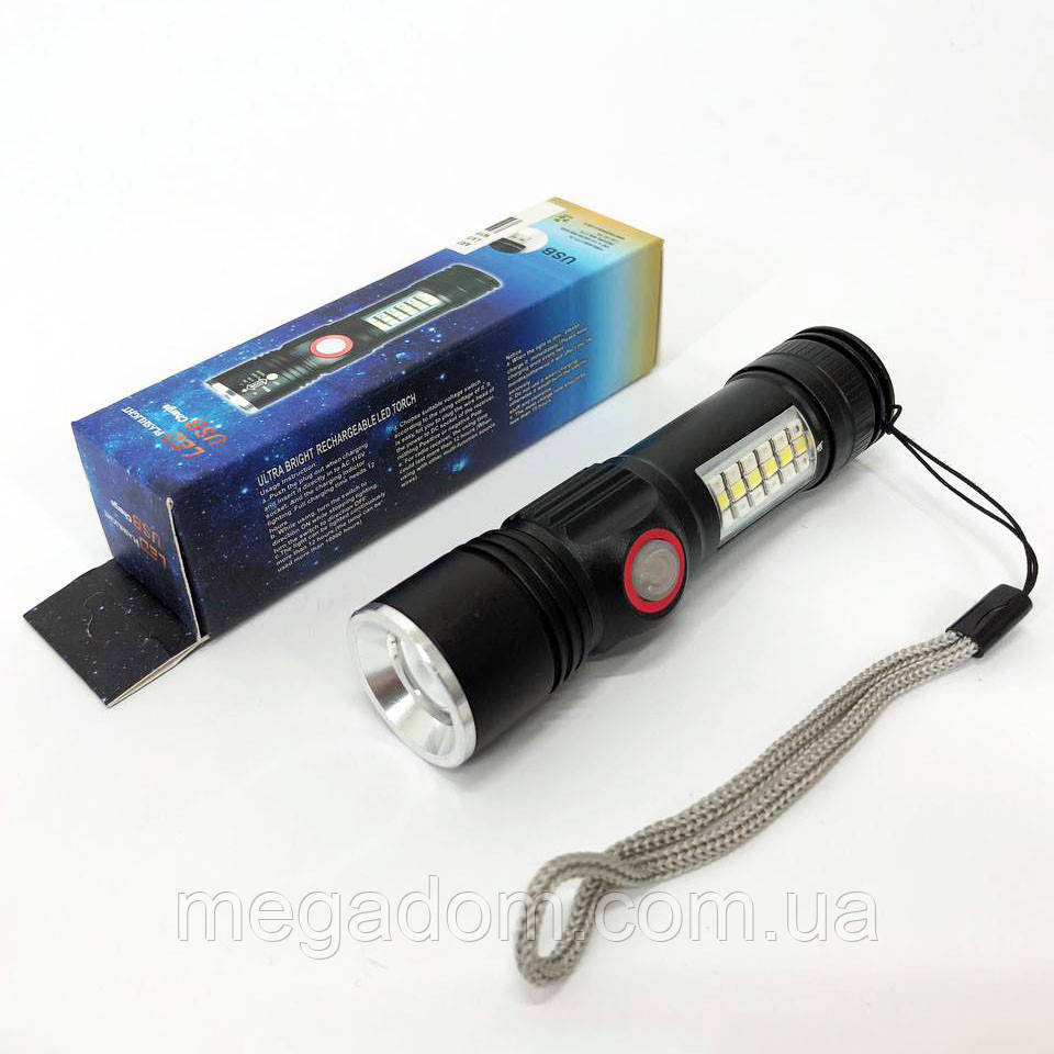 Потужні пошукові ліхтарі SY-1903C-P50+SMD+RGB, Ліхтар тактичний маленький, Тактичний RW-723 похідний ліхтарик