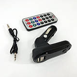 FM-трансмітер Bluetooth CM i9 для автомобіля, 2 USB, microSD, Hands-Free, чорний, фото 7