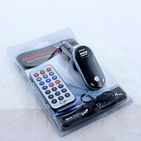FM-трансмітер Bluetooth CM i9 для автомобіля, 2 USB, microSD, Hands-Free, чорний, фото 10