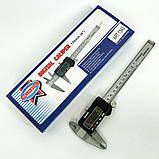 Цифровий штангенциркуль циркуль  Digital Caliper 0-150 мм, Штангенциркулі PI-649 електронні канавкові, фото 6