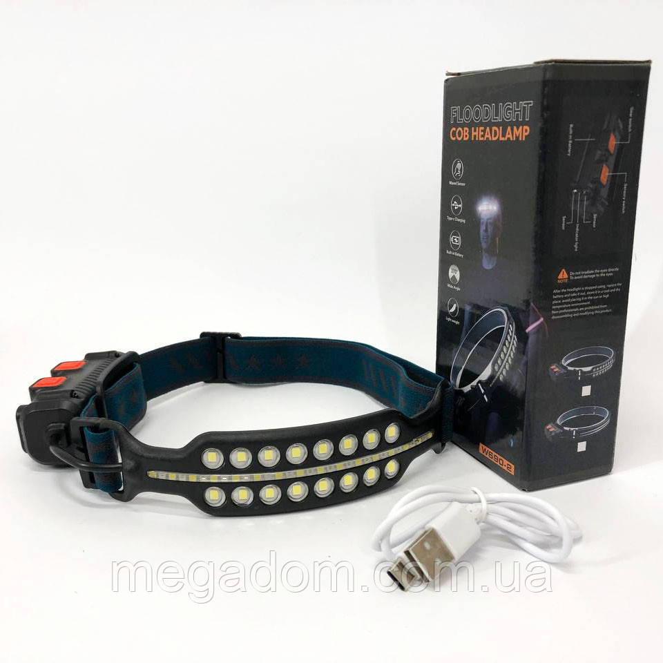 Потужний налобний LED ліхтар Bailong BL W690-2, Ліхтарик на голову діодний, Налобний EY-931 ліхтарик bailong