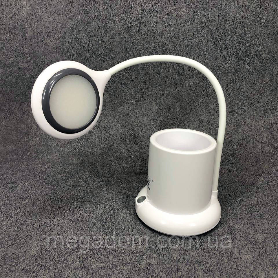Лампа настільна для студента Tedlux TL-1006, Яскрава лама led на акумуляторі, RK-496 з usb