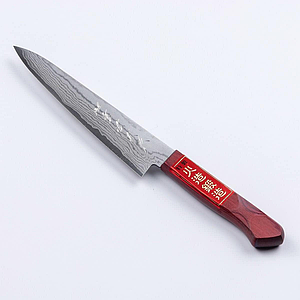 Ніж кухонний HONMAMON / Хонмамон Shigehiro Special Petty серії VG-10 Damascus, 150 мм (Японія)