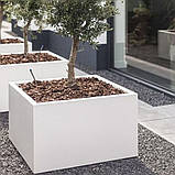 Вазон вуличний серія "Квадрат" для квітів та дерев, для вулиці, саду, дачі та тераси кашпо з бетону, фото 4