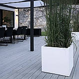 Вазон вуличний серія "Квадрат" для квітів та дерев, для вулиці, саду, дачі та тераси кашпо з бетону, фото 5