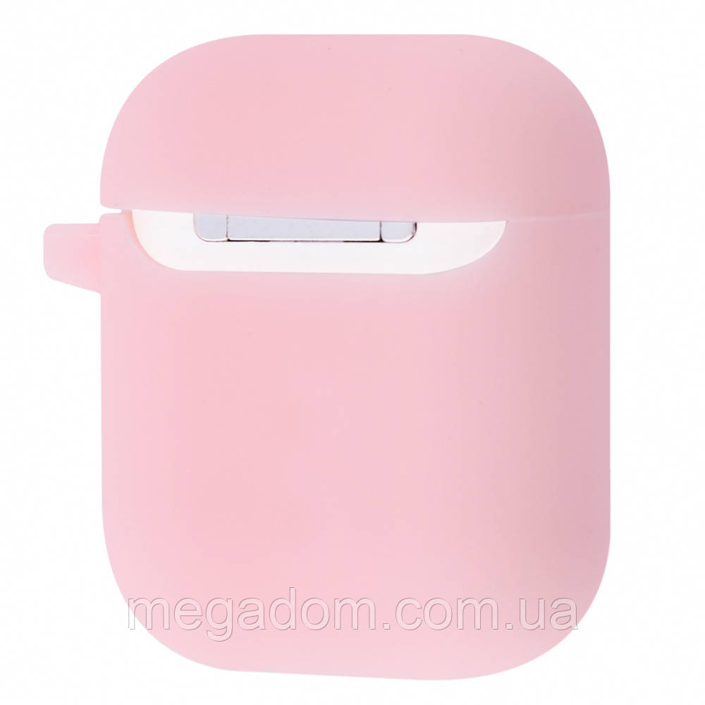 Чохол для AirPods рожевий LN-210 з вишенькою