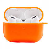 Чохол для AirPods Pro LQ-549 силіконовий яскраво-помаранчевий, фото 4