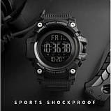 Протиударний годинник SKMEI 1384BK BLACK, Військовий годинник спецслужб, Годинник RM-662 військовий чоловічий, фото 5