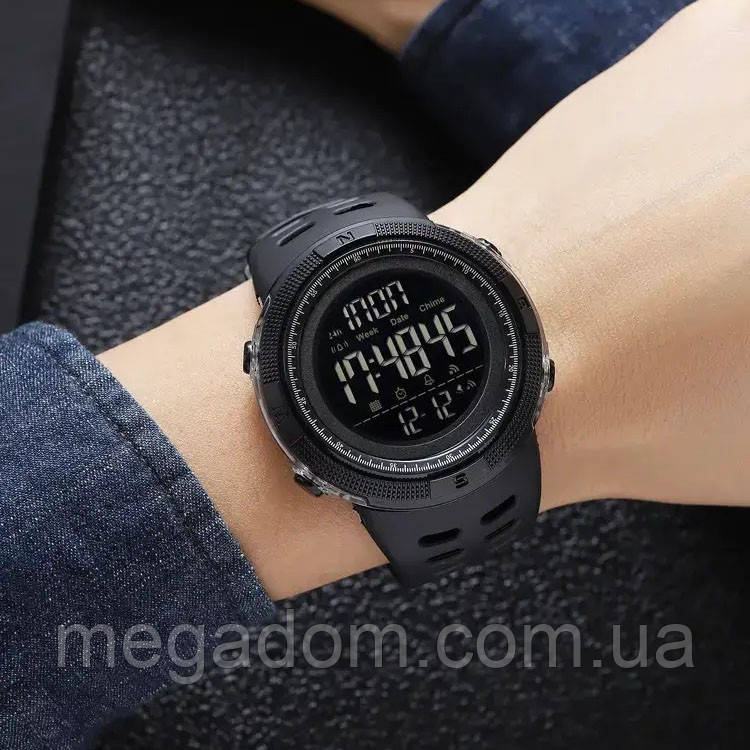 Армійський годинник протиударний SKMEI 2070BK BLACK, Військовий QE-126 тактичний годинник