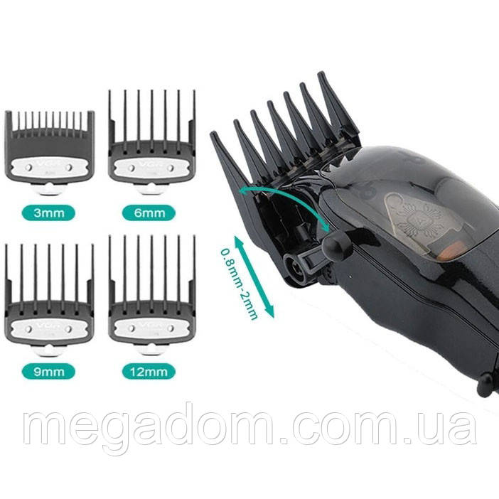 Бритва тример для чоловіків VGR Hair Clipper V-653 Voyager, Машинка для стрижки TJ-800 волосся домашня