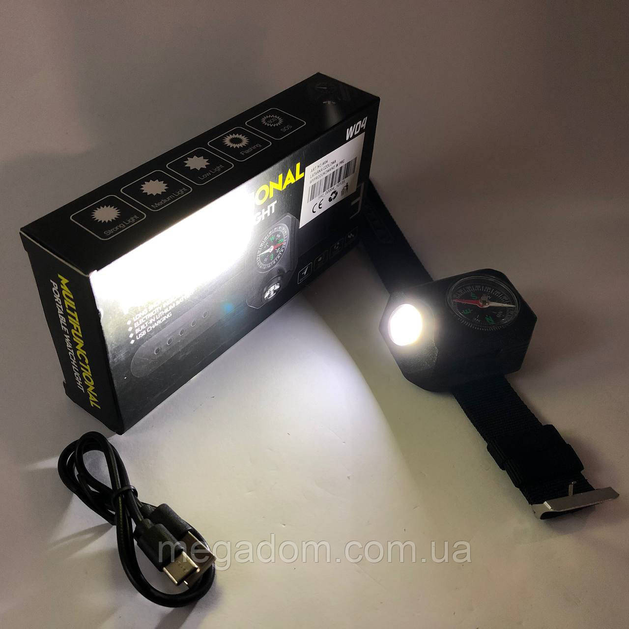 Ліхтар гарантія якості W04-LED, Надпотужний ліхтар лед, Ударостійкий PR-541 водонепроникний ліхтар