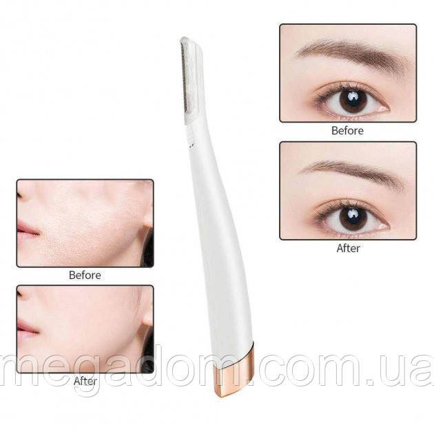 Епілятор для обличчя жіноча бритва Flawless Dermaplane Glo, Епілятор для бікіні, JQ-218 Акумуляторні епілятори