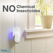 Пастка-знищувач від комарів та комах Антимоскітна ультрафіолетова лампа в розетку, фото 8