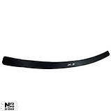 Накладка на бампер із загином на BMW X3 II (2010-2017) (Carbon), фото 4