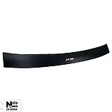 Накладка на бампер із загином на BMW X3 II (2010-2017) (Carbon), фото 5
