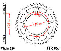 Задня зірка JT JTR857.46