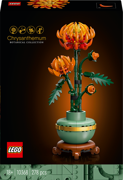 Конструктор LEGO Icons Хризантема 278 деталей (10368)
