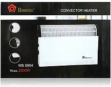 Електрообогрівач конвектор Domotec MS-5904 2000W, фото 5