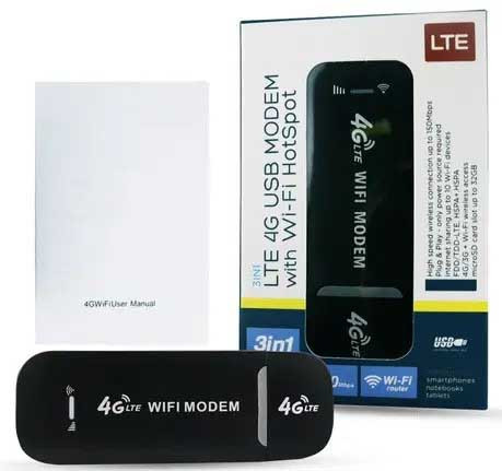 USB-модем/роутер 4G LTE Wi-Fi під SIM-картку