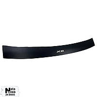 Накладка на бампер з загином для BMW X6 (E71, E72) з 2010 р. (Nataniko Carbon)