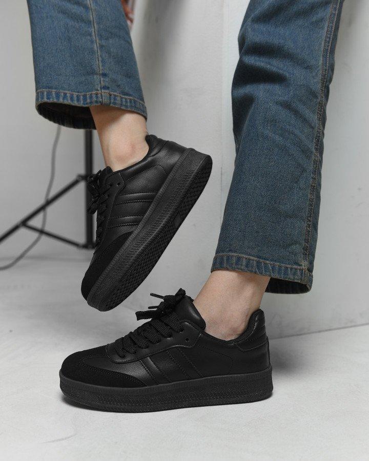 Жіночі кросівки samba black НП4938, фото 1