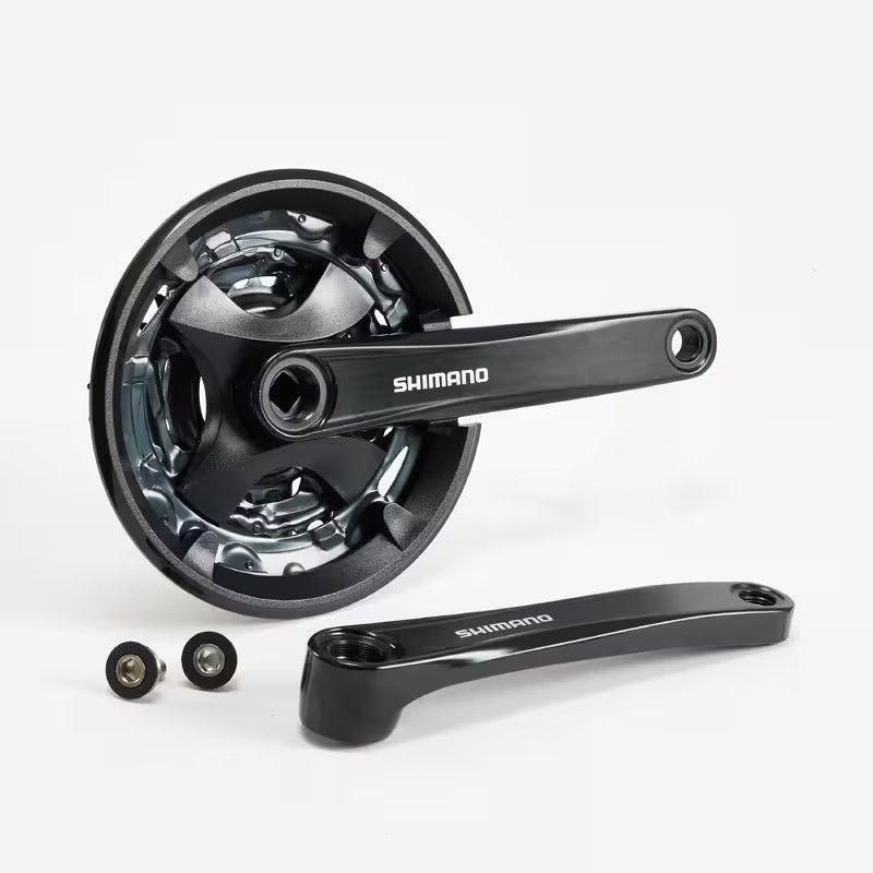 Шатуни Shimano Alivio FC-MT101 22-32-44T, 170 мм. чорний (MT101-44)