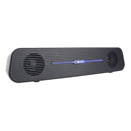 Колонки 2.0 Kisonli i-520, для ПК і ноутбука, USB + 3.5mm, 2x3W, 20Hz- 20KHz, Black, BOX, Q40, фото 1