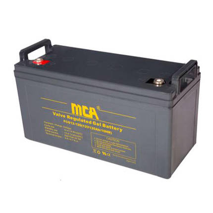 Акумуляторна батарея MCA FCG12-120BT GEL 12 V 120 Ah (331 x 174 x 214), 33 kg, фото 1