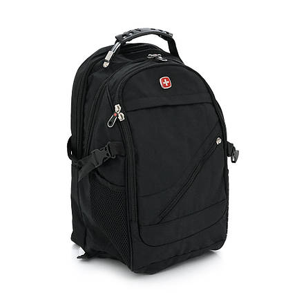 Міський ергономічний рюкзак Swissgear 8810, 55 Літрів, Black, фото 1