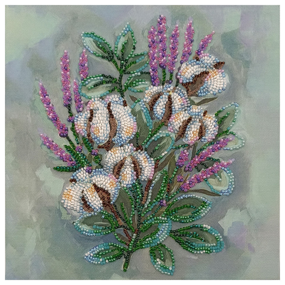 Набір-міді Для Вишивання Бісером "ніжний Сон" Amb-091 На Натуральному Полотні Toywo - фото 1 - id-p5137642033309484677