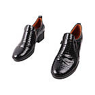 Туфлі жіночі Kesim чорні натуральна лакована шкіра, 39, фото 5