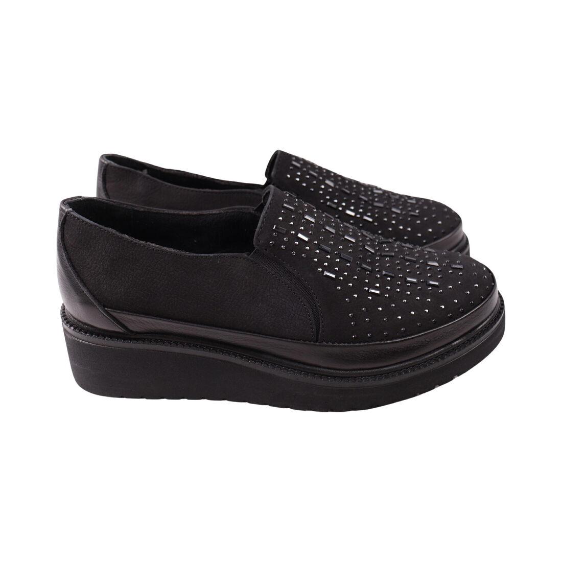 Туфлі жіночі Kesim чорні натуральний нубук, 39, фото 1