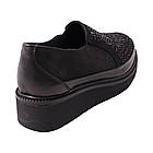 Туфлі жіночі Kesim чорні натуральний нубук, 39, фото 4