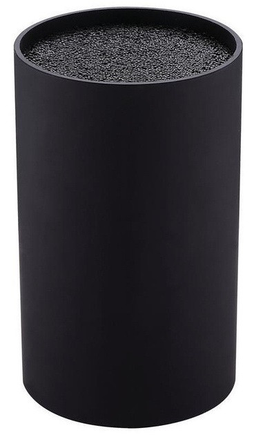 Підставка колод для ножів висота 22 см діаметр 11 см із пластиковими волокнами, фото 1