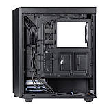 Корпус Prologix E122 Tempered Glass&Mesh Black Black DS, фото 10