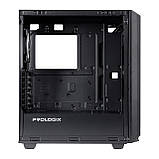 Корпус Prologix E122 Tempered Glass&Mesh Black Black DS, фото 11