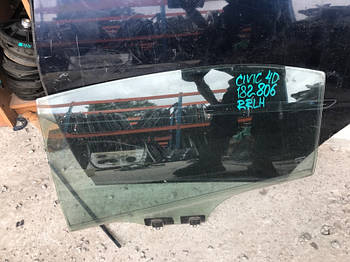 Скло дверей HONDA CIVIC 4D 06-11 FD задн. лев. (б/у)