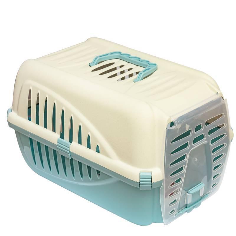 Переноска Georplast Panzer для тварин, блакитна, 10567, 50×33×31 см, фото 1