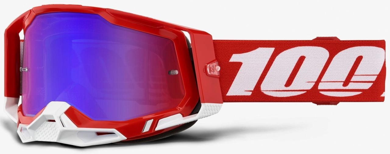 Окуляри 100% RACECRAFT 2 Red - Mirror Red Lens, Mirror Lens