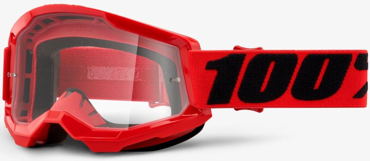 Окуляри 100% STRATA 2 Red - Clear Lens, Clear Lens