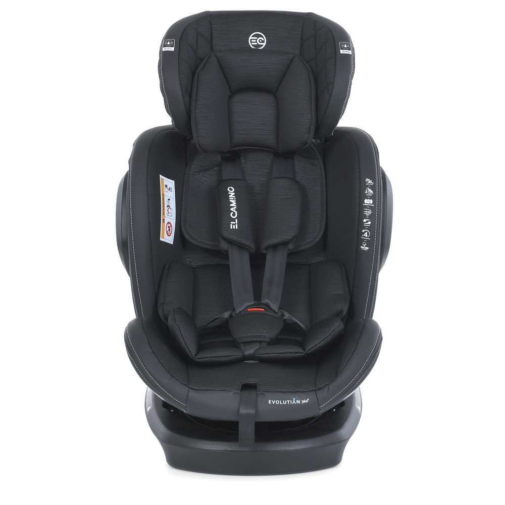Автокрісло ME 1045 EVOLUTION 2 360⁰ Black Luxe