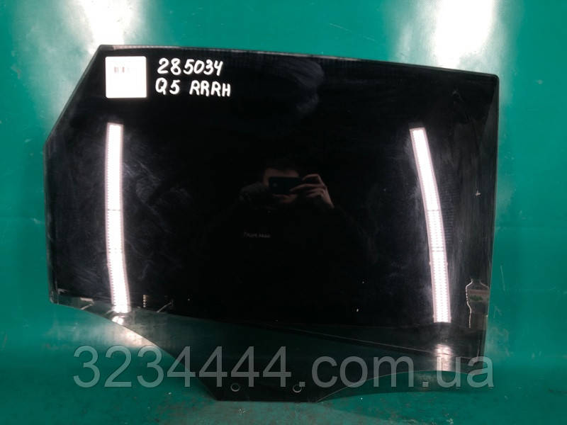 Скло дверей Audi Q5 08-16 CAEB 2.0T 2011 задн. прав. (б/у)