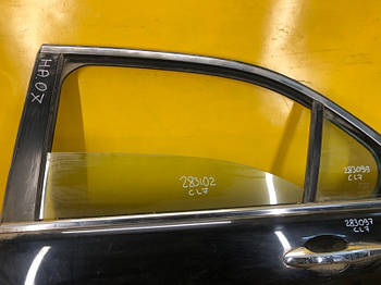 Скло дверей HONDA ACCORD CL7 03-07 задн. лев. (б/у)