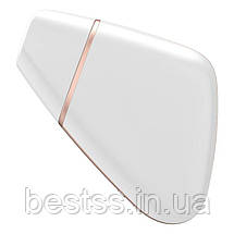 Кліторальний вібростимулятор з повітряними імпульсами та управлінням через додаток Satisfyer Love Triangle White, фото 4