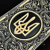 Дерев'яні нарди ручної роботи Тризуб 50×23 см подарункові, фото 4