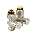 Клапан радіаторний прямий Danfoss RLV-K 1/2"х3/4" для нижнього підключення (з дренажем) 003L0280, фото 3