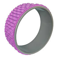 Колесо балансувальне ХВИЛІ для йоги фіолетове O3-LT purple