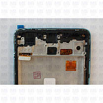 Дисплей модуль Samsung SM А525 OLED А52 Blue 2021 у зборі з рамкою, фото 5